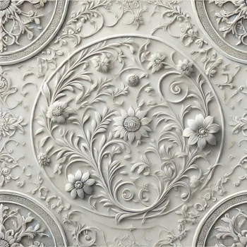 DALL·E 2025-03-02 15.25.58 - A seamless background pattern with delicate, intertwined floral and circular designs, perfectly symmetrical for tiling. The pattern should be extremel